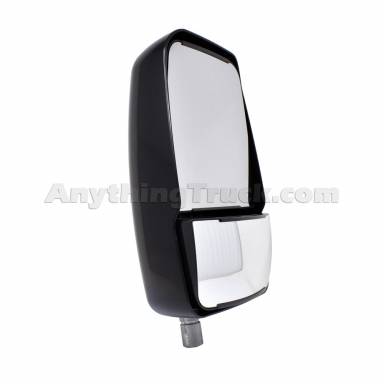 Velvac 714580 2020 Deluxe Head, Black, Manual Flat Glass, Right Side