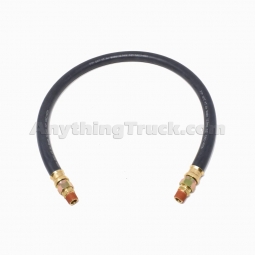 DS148030 30" Rubber Air Brake Hose Assembly, 1/2" I.D. With 3/8" NPT Swivels on Both Ends