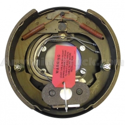 Warner Electric 130113 LH 12-1/4" x 3-1/2" Electric Brake Assy, 6-Bolt Mount