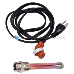 Zerostart 8601267 Engine Heater, 1500W 120V, 3/4" NPT (Caterpillar, Cummins, Mack)